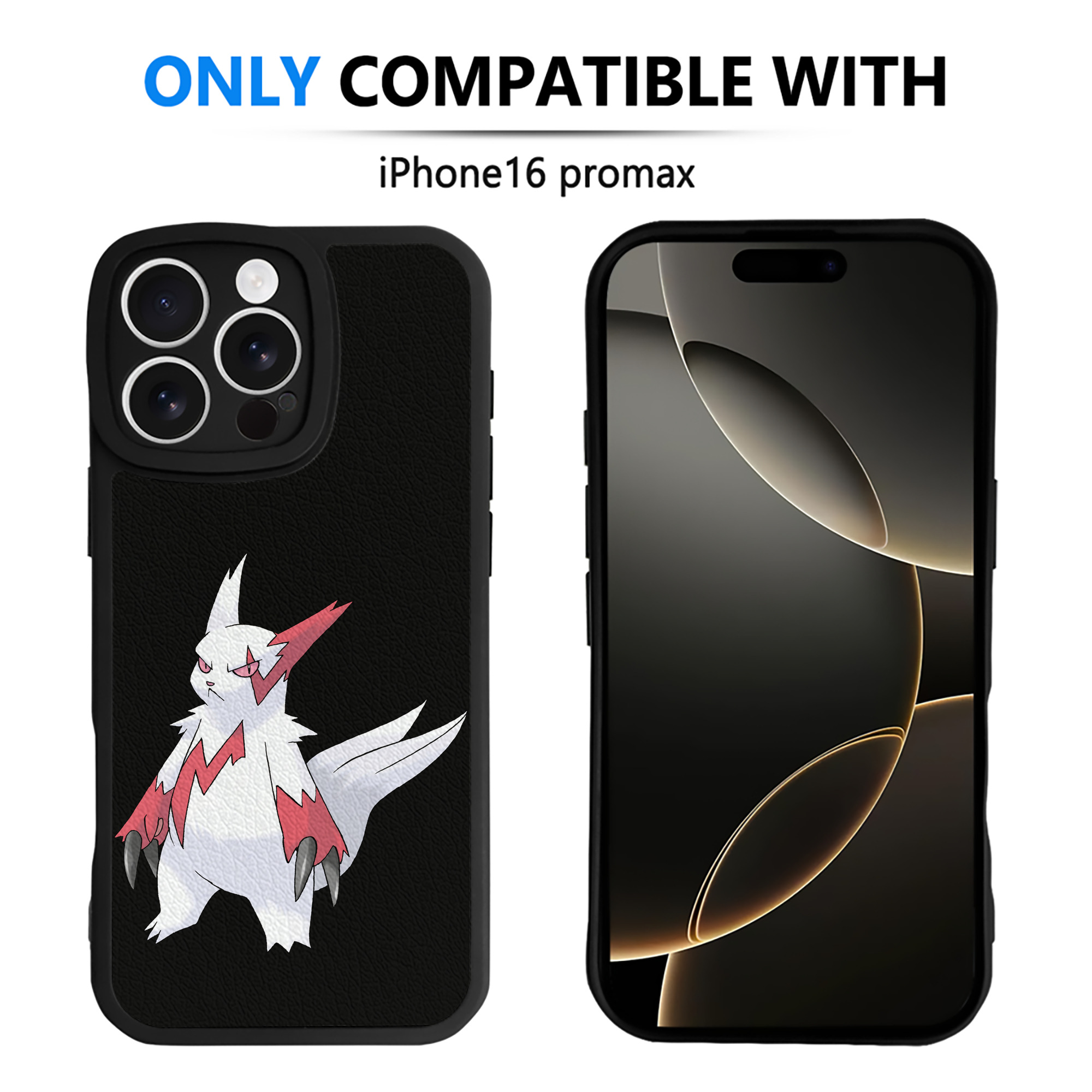 （画像用） ポケットモンスター Pokémon 【iPhone 16シリーズ対応】シリコンスマホケース（レザー調） 材質：シリコン